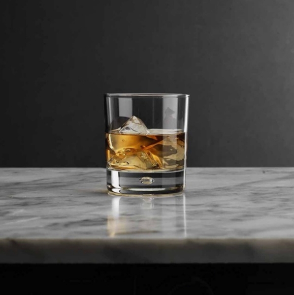 Heavy Base Whiskey Glass | Bubble in Base   EUC Clear 10oz - Picture 8 of 10